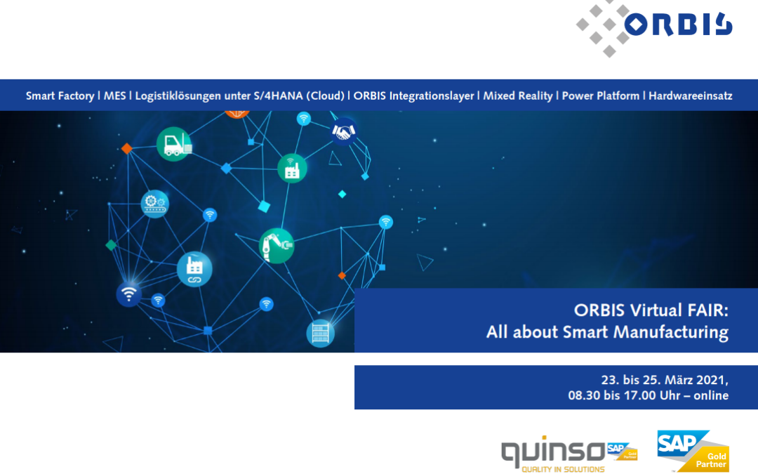 Digitale Messe: Entdecken Sie die ORBIS-Welt rund um die Smart Factory!